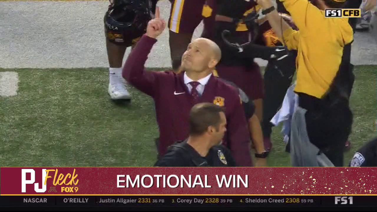 P.J. Fleck dedicates Iowa win to UMD football player who died at practice — Andover Sports news